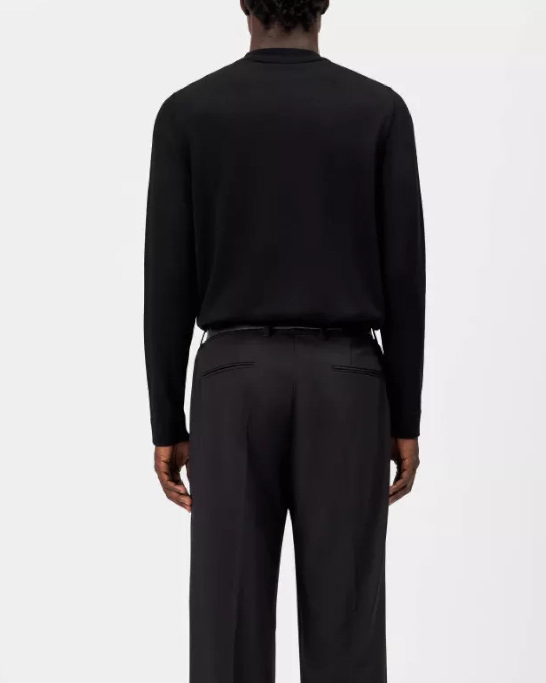 Arwon Merino Wool Turtle Neck Pullover Black