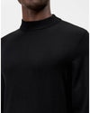 Arwon Merino Wool Turtle Neck Pullover Black