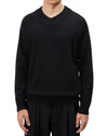 Numir V-Neck Knitted Pullover Black