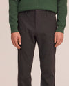 Theo Melange Twill Slim Fit Trousers Truffle