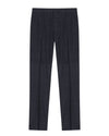 Theo Melange Twill Slim Fit Trousers Deep Navy