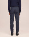 Theo Melange Twill Slim Fit Trousers Deep Navy