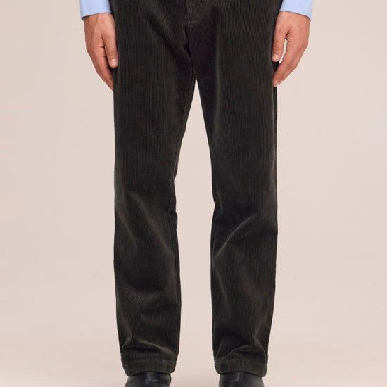 Aden Corduroy Regular Fit Trousers Dark Army