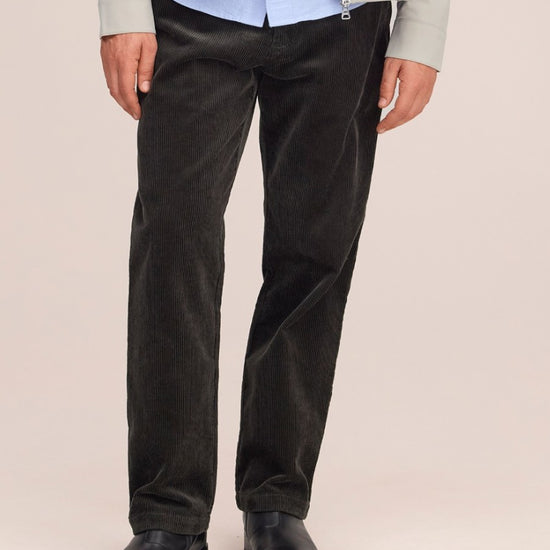 Aden Corduroy Regular Fit Trousers Dark Army