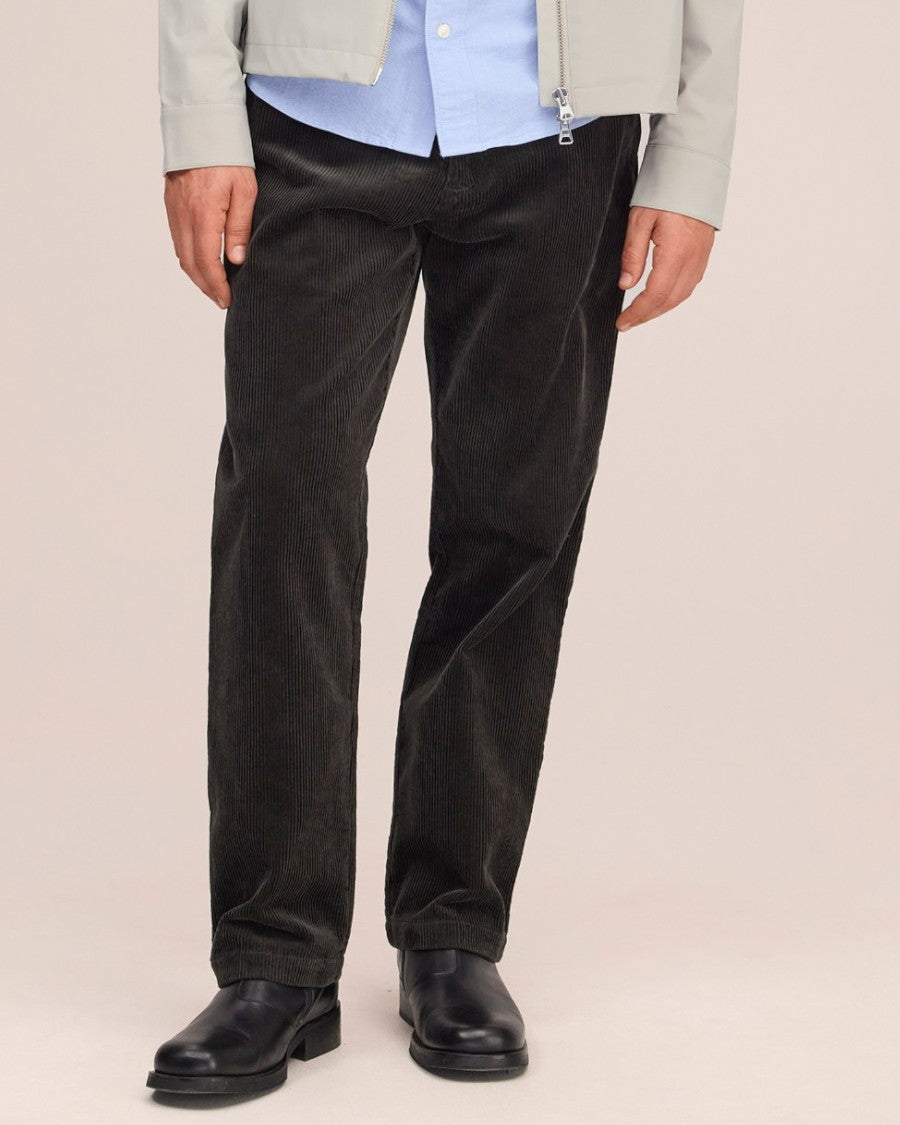 Aden Corduroy Regular Fit Trousers Dark Army