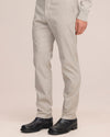 Theo Melange Twill Slim Fit Trousers Cement