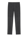 Theo Melange Twill Slim Fit Trousers Black Multi