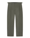 Kay Relaxed Fit Pleated Trousers Green Check