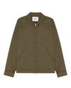 Petrus Cotton Relaxed Fit Oversized Overshirt Shadow Moss