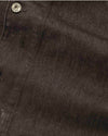 Aiko Cotton Relaxed Fit Overshirt Dark Brown Melange