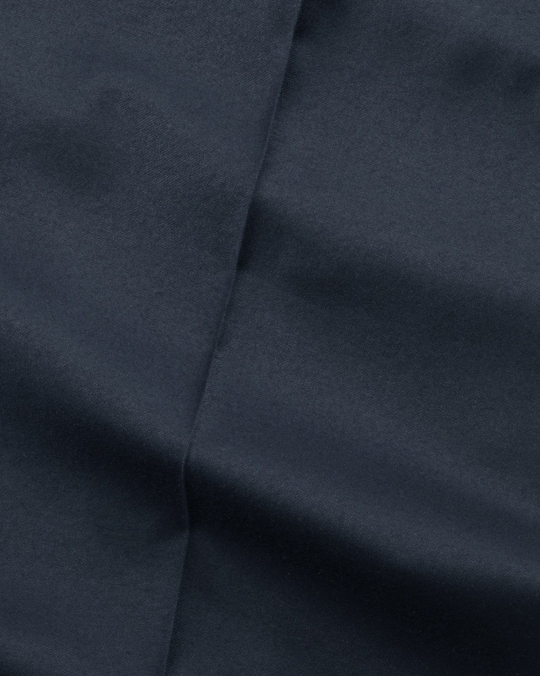 Kay Twill Flannel Relaxed Fit Pleated Trousers Deep Navy