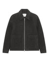 Gael Wool Blend Regular Fit Jacket Dark Army