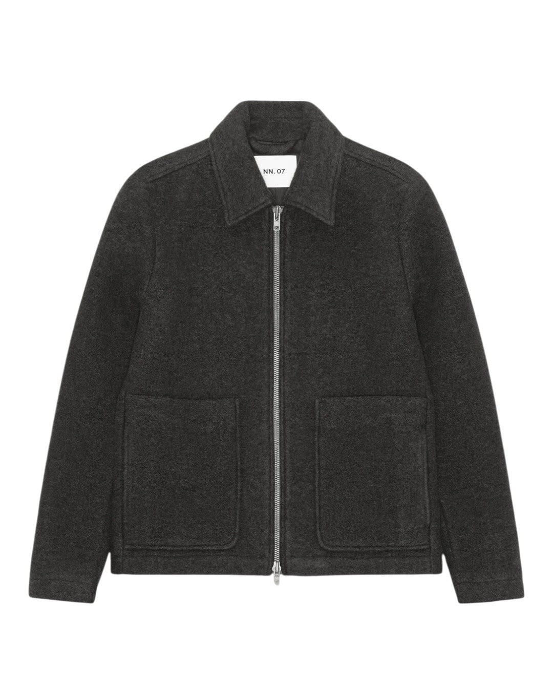 Gael Wool Blend Regular Fit Jacket Dark Army