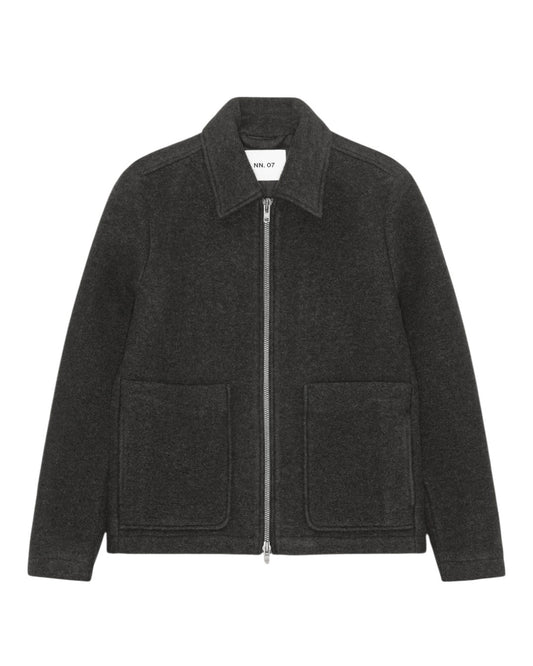 Gael Wool Blend Regular Fit Jacket Dark Army