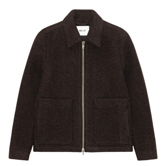 Gael Wool Blend Regular Fit Jacket Dusky Port
