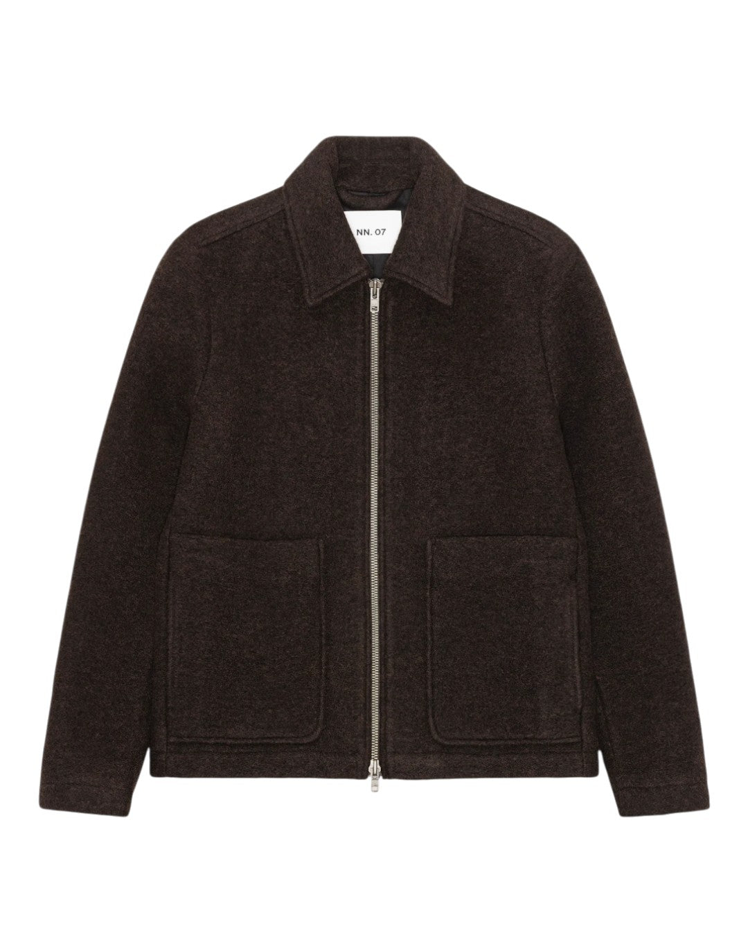 Gael Wool Blend Regular Fit Jacket Dusky Port