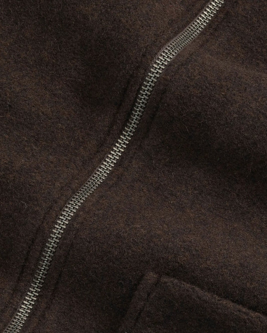 Gael Wool Blend Regular Fit Jacket Dusky Port