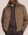 Arlo Double Faced Wool Blend Regular Fit Jacket Desert Clay