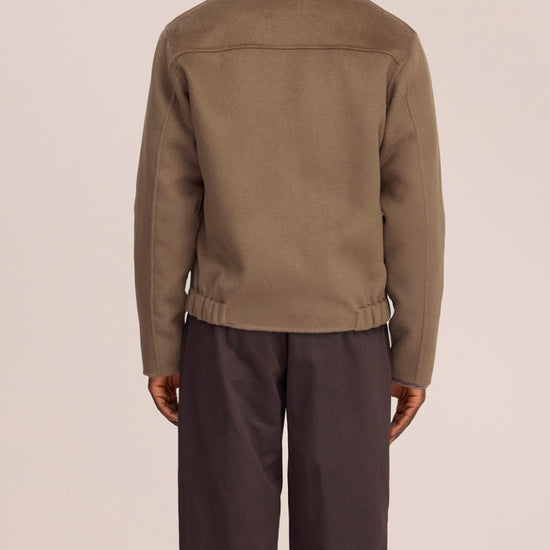 Arlo Double Faced Wool Blend Regular Fit Jacket Desert Clay