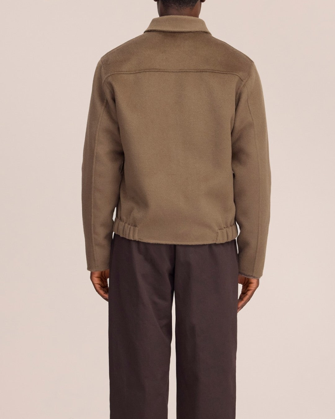 Arlo Double Faced Wool Blend Regular Fit Jacket Desert Clay