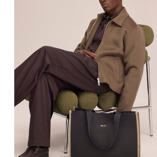 Arlo Double Faced Wool Blend Regular Fit Jacket Desert Clay