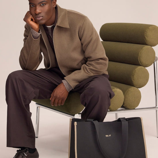 Arlo Double Faced Wool Blend Regular Fit Jacket Desert Clay