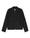 Arlo Double Faced Wool Blend Regular Fit Jacket Black