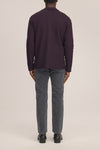 Jonas Merino Wool Regular Fit Overshirt Winetasting