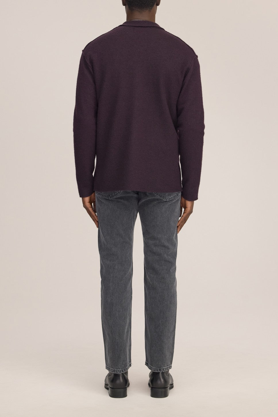 Jonas Merino Wool Regular Fit Overshirt Winetasting