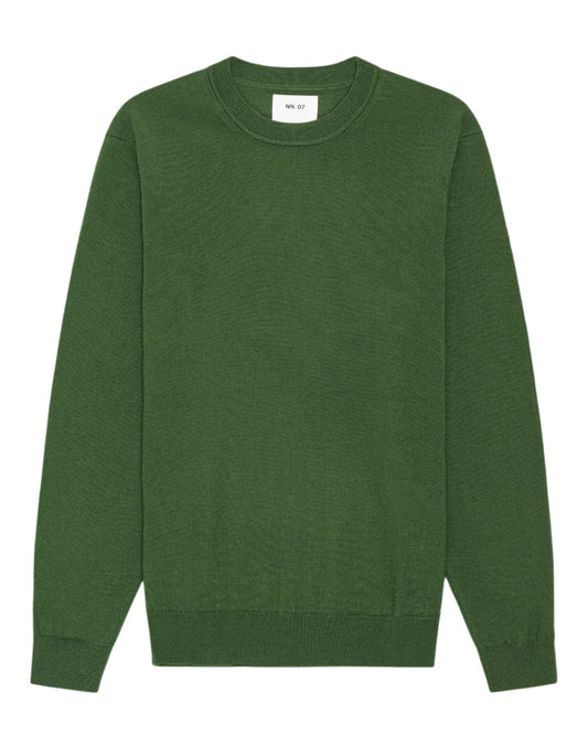 Ted Merino Wool Regular Fit Pullover Eden Green
