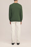 Ted Merino Wool Regular Fit Pullover Eden Green