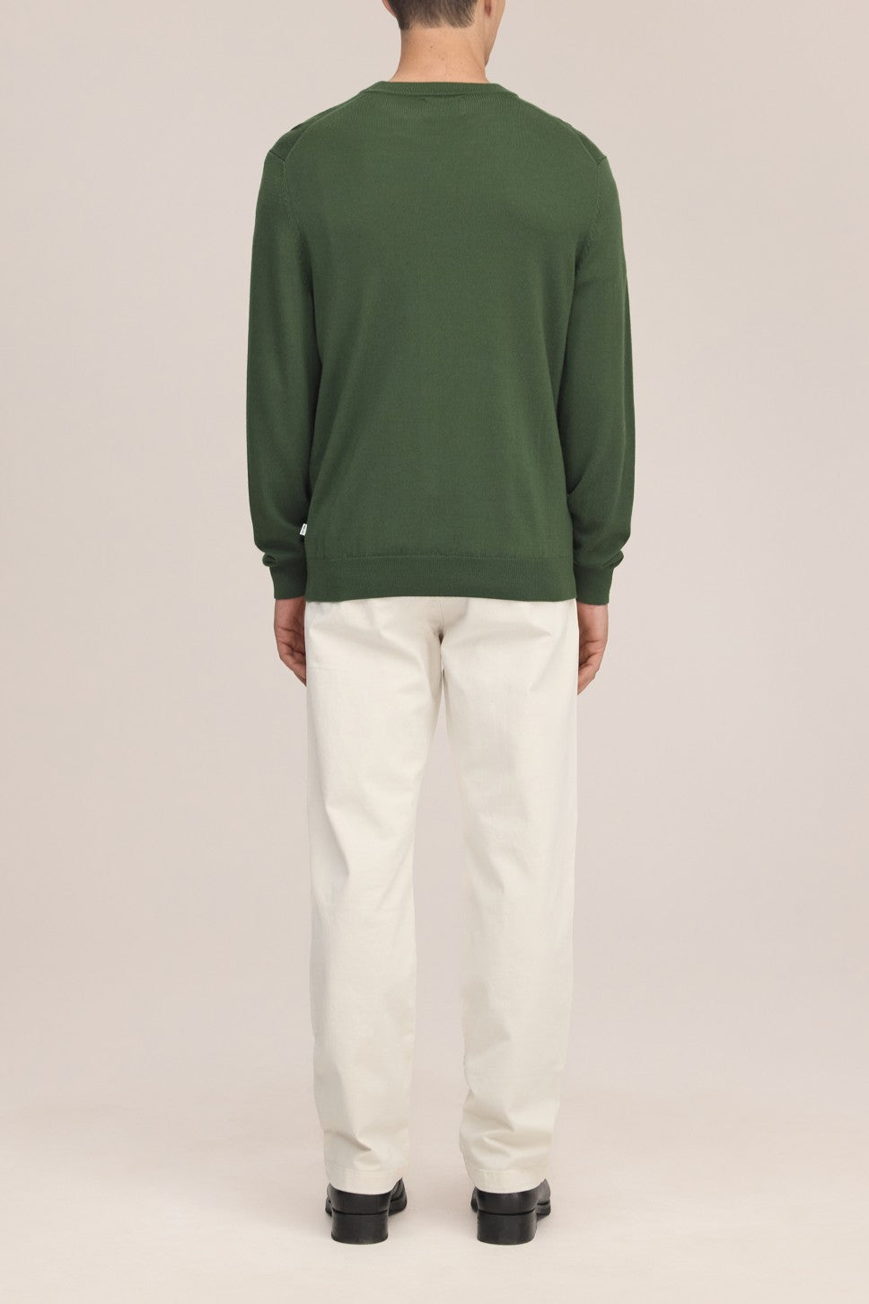 Ted Merino Wool Regular Fit Pullover Eden Green