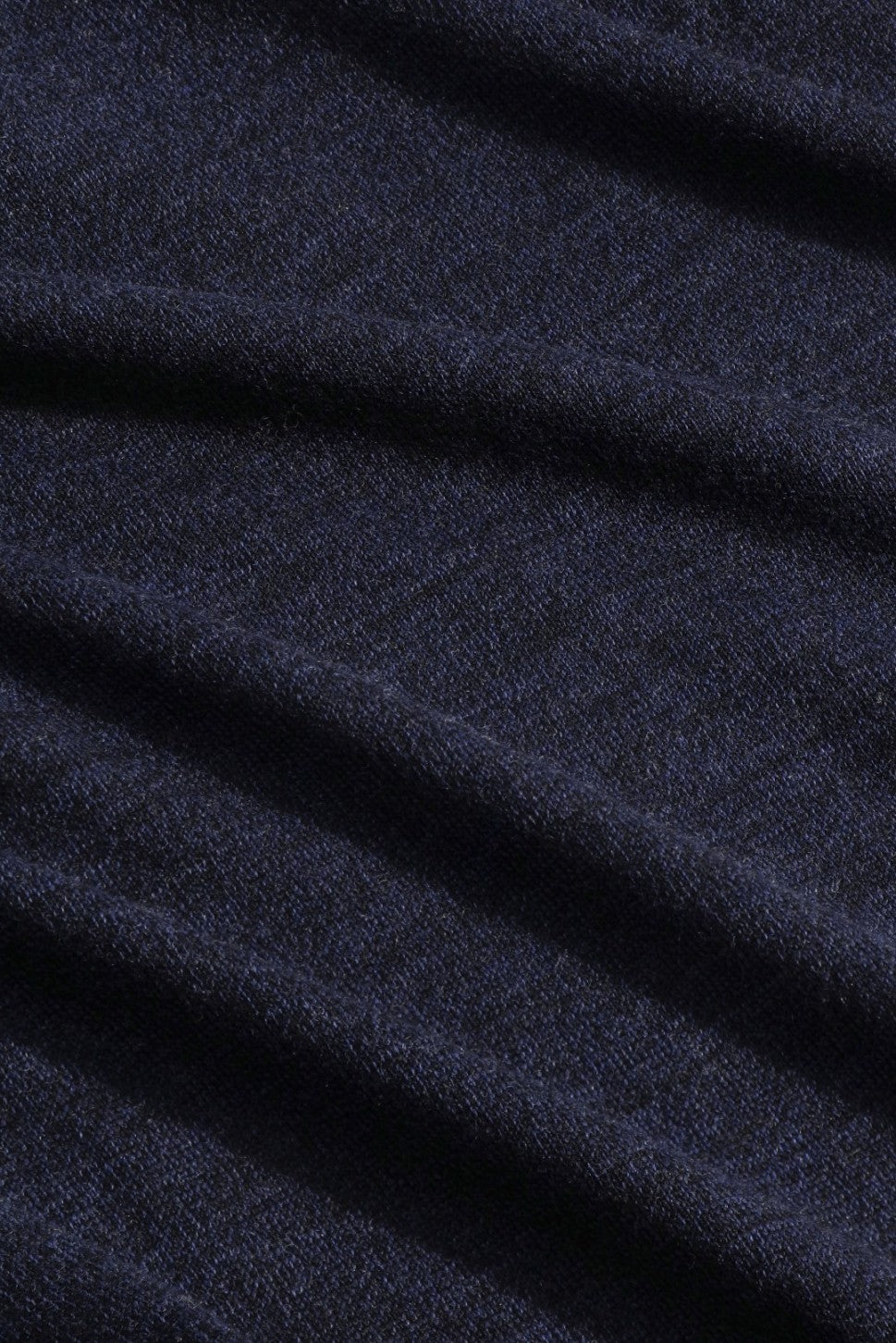 Emerson Polo Merino Wool Hidden Button Regular Fit Pullover Navy Blue