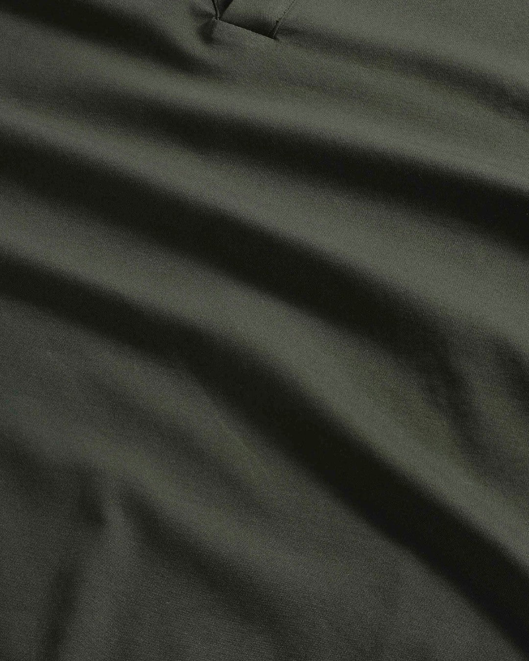 Emerson Polo Merino Wool Hidden Button Regular FIt Pullover Dark Army