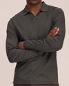 Emerson Polo Merino Wool Hidden Button Regular FIt Pullover Dark Army