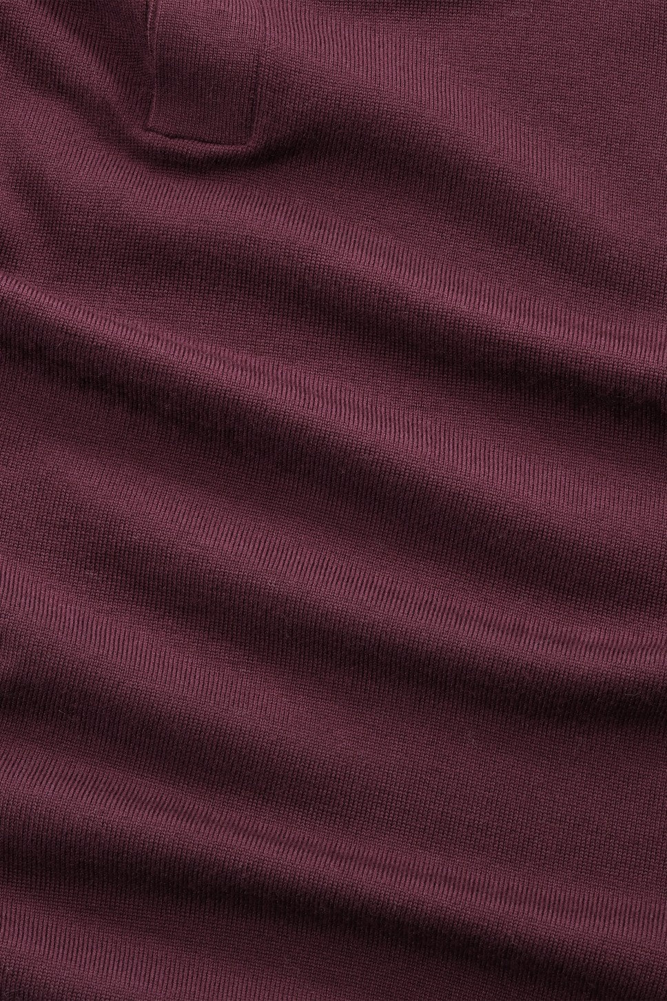 Emerson Polo Merino Wool Hidden Button Regular Fit Pullover Winetasting