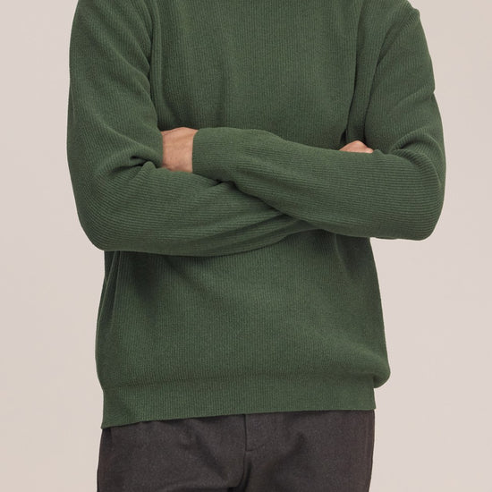 Danny Lightweight Sweater Eden Green