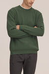 Danny Lightweight Sweater Eden Green