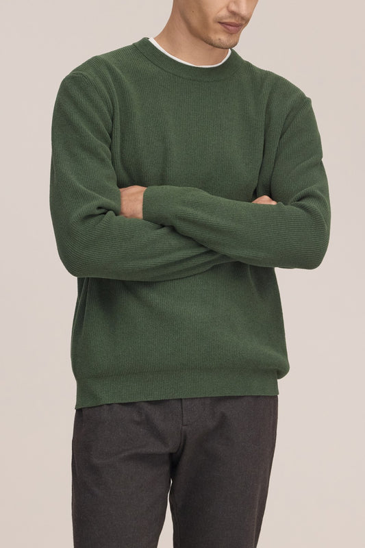 Danny Lightweight Sweater Eden Green