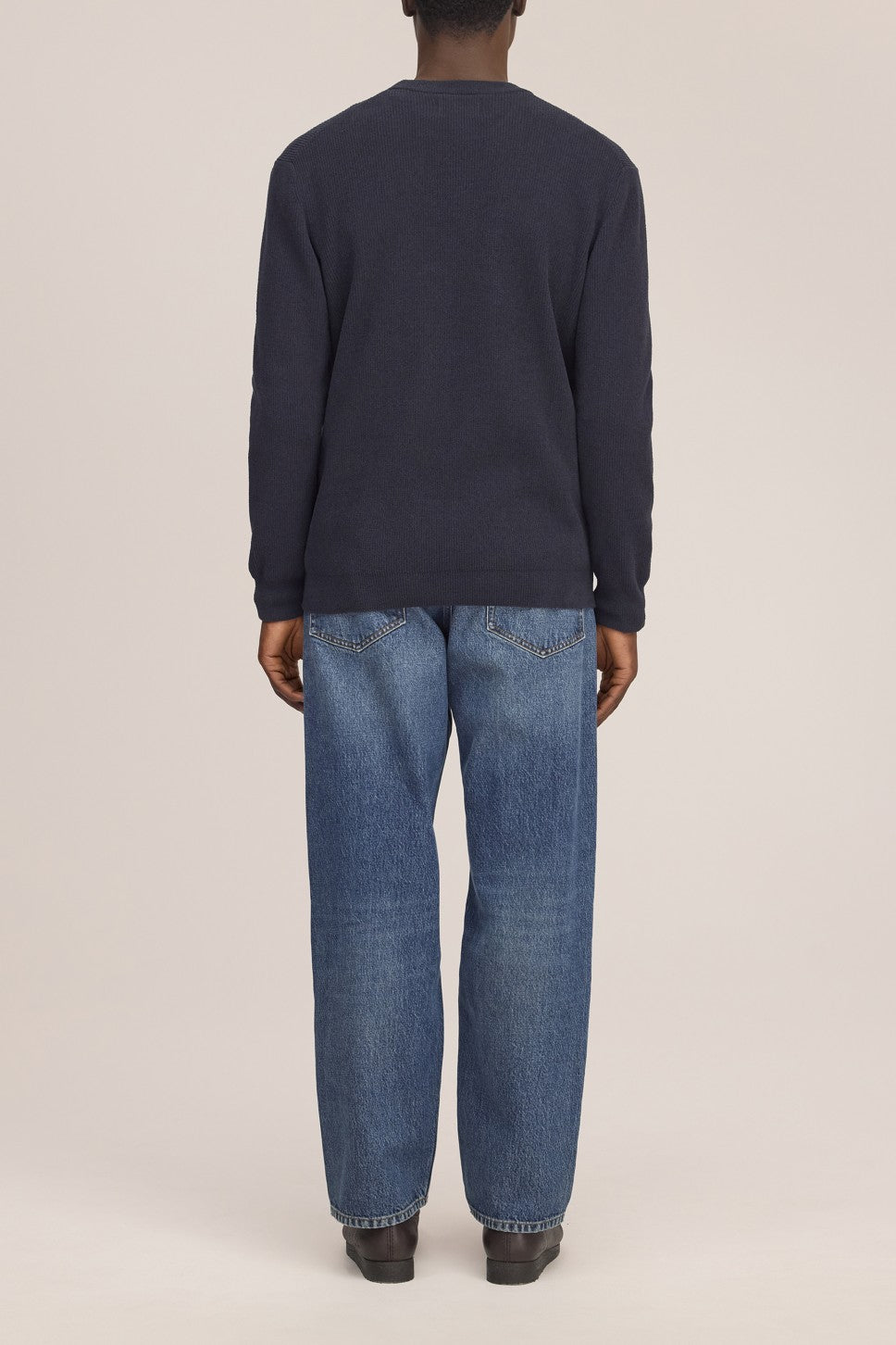 Danny Lightweight Sweater Navy Blue