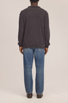 Danny Half Zip Lightweight Sweater Deep Truffle