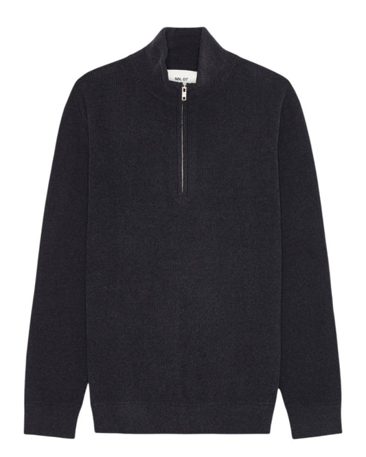 Danny Half Zip Lightweight Sweater Navy Blue