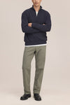 Danny Half Zip Lightweight Sweater Navy Blue