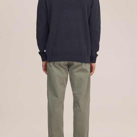 Danny Half Zip Lightweight Sweater Navy Blue