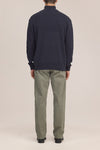 Danny Half Zip Lightweight Sweater Navy Blue