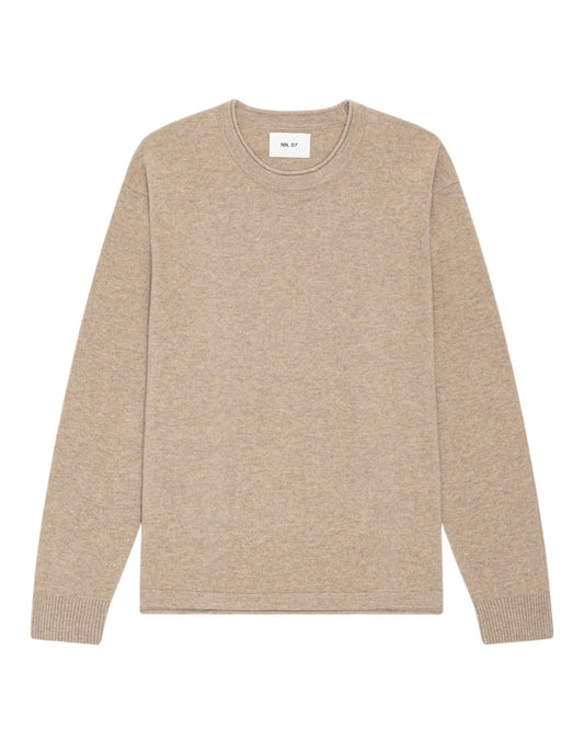 Sammy Wool Regular Fit Pullover Clay Melange