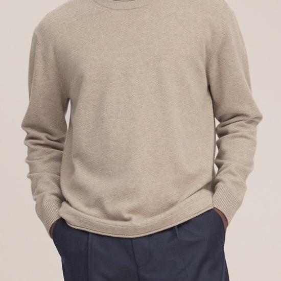 Sammy Wool Regular Fit Pullover Clay Melange