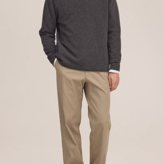 Sammy Wool Regular Fit Pullover Earth Melange
