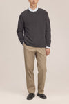 Sammy Wool Regular Fit Pullover Earth Melange