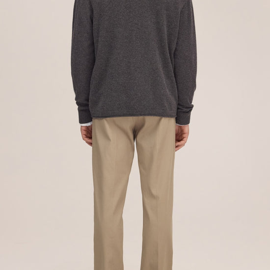 Sammy Wool Regular Fit Pullover Earth Melange